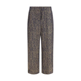 Giorgio Armani Brown Viscose Casual Pants - Elegance & Comfort