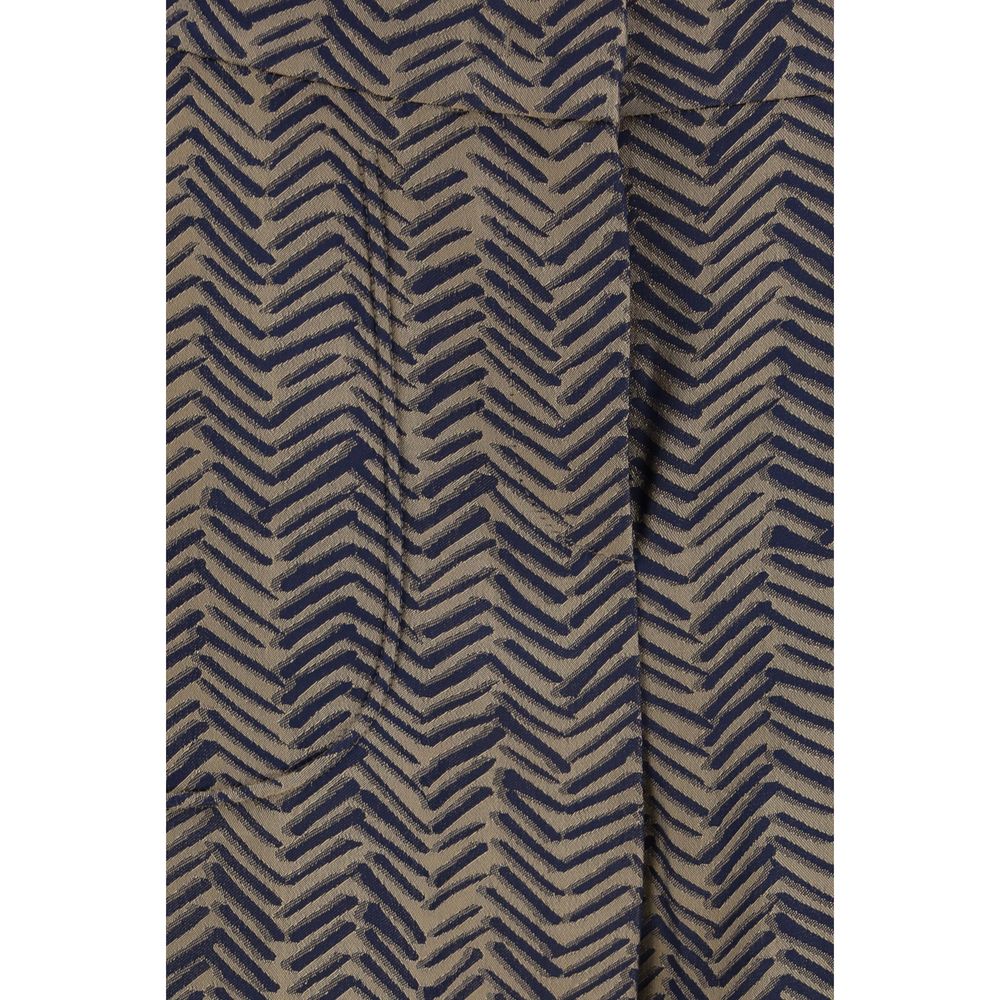 Giorgio Armani Brown Viscose Casual Pants - Elegance & Comfort