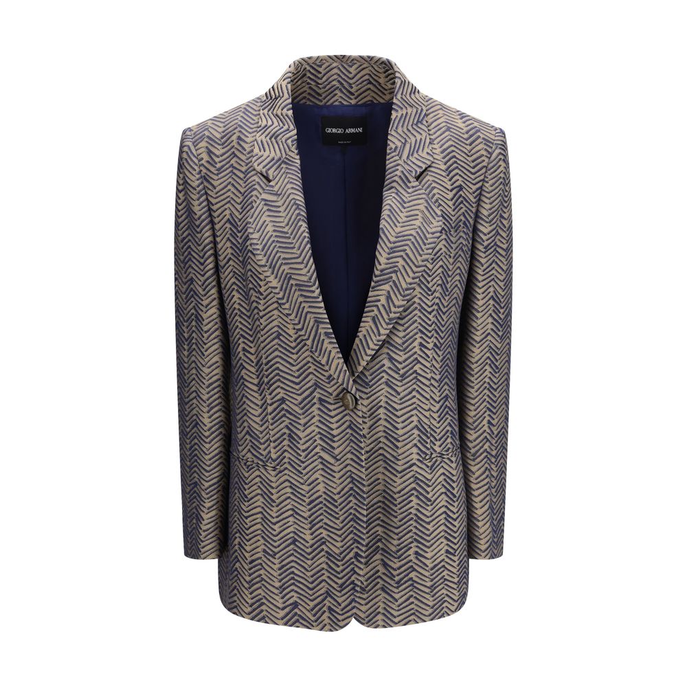 Giorgio Armani Beige Viscose Blazer for Women