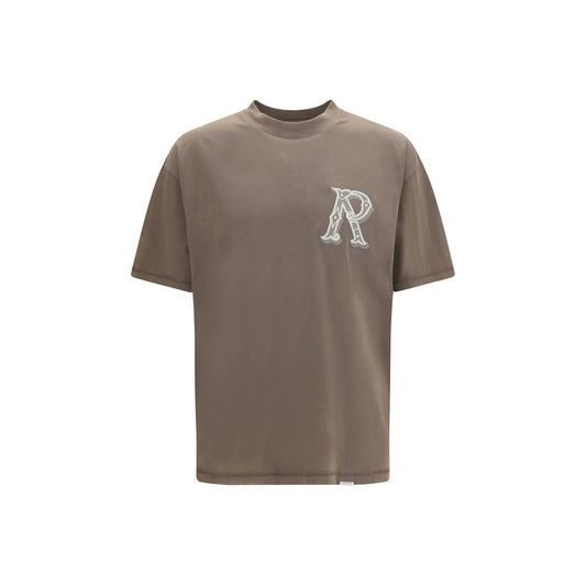 Represent Western Initial Brown Cotton T-Shirt for Men