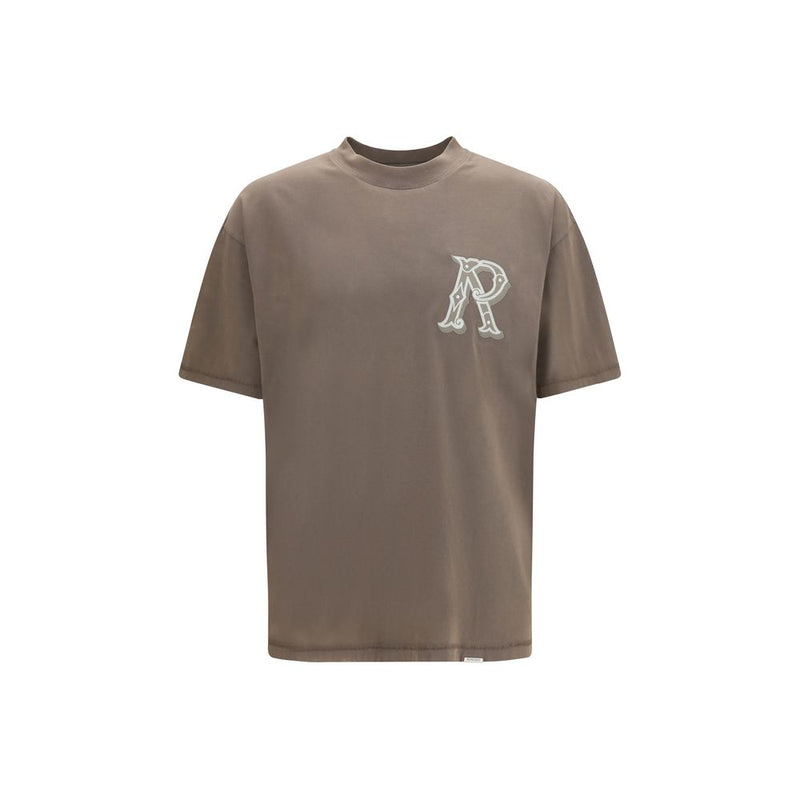 Represent Brown Cotton T-Shirt - Western Initial