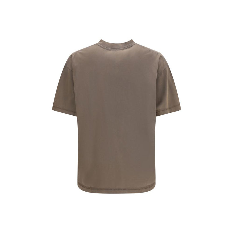 Represent Brown Cotton T-Shirt - Western Initial