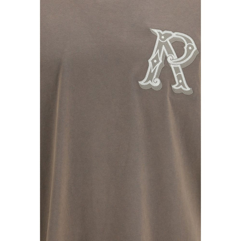 Represent Brown Cotton T-Shirt - Western Initial