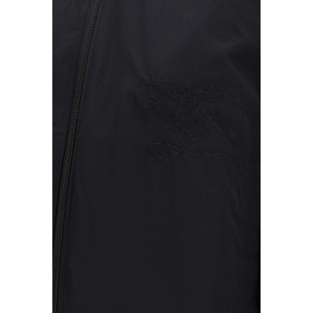 Veste Croisée Réversible en Polyester Beige Burberry