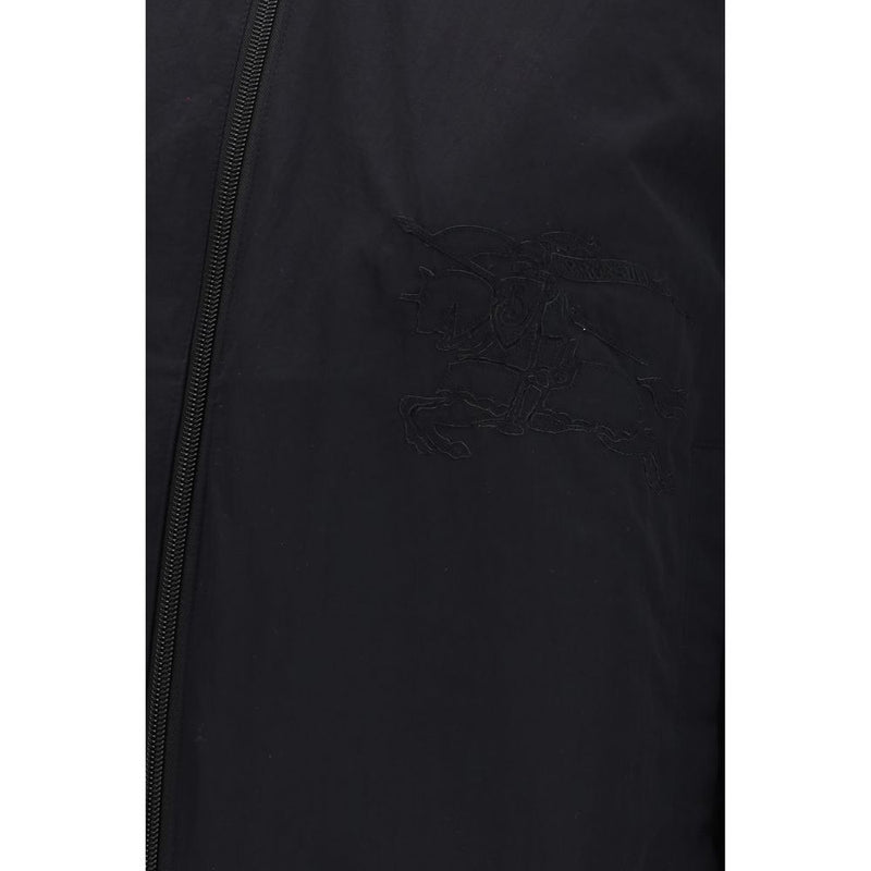 Veste Croisée Réversible en Polyester Beige Burberry