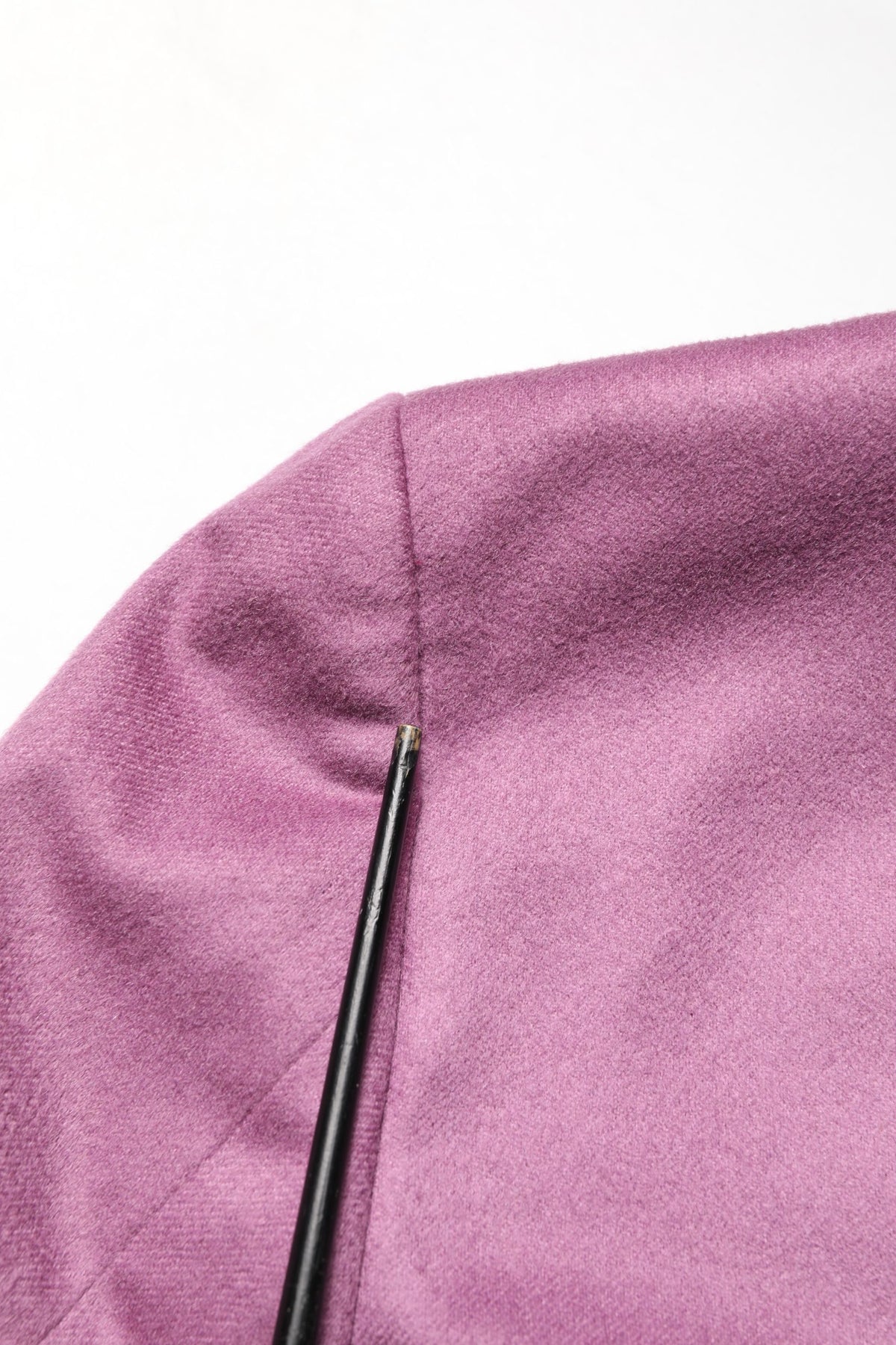 Dolce & Gabbana Veste de blazer ajustée en cachemire violet