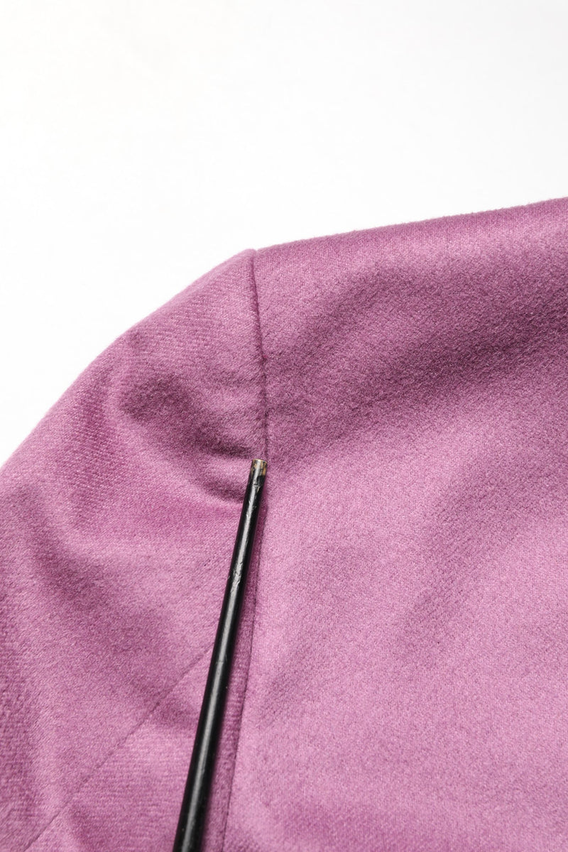 Dolce & Gabbana Veste de blazer ajustée en cachemire violet
