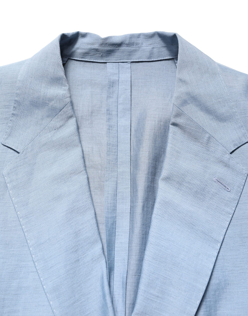 Veste blazer homme Dolce & Gabbana Light Blue à simple boutonnage