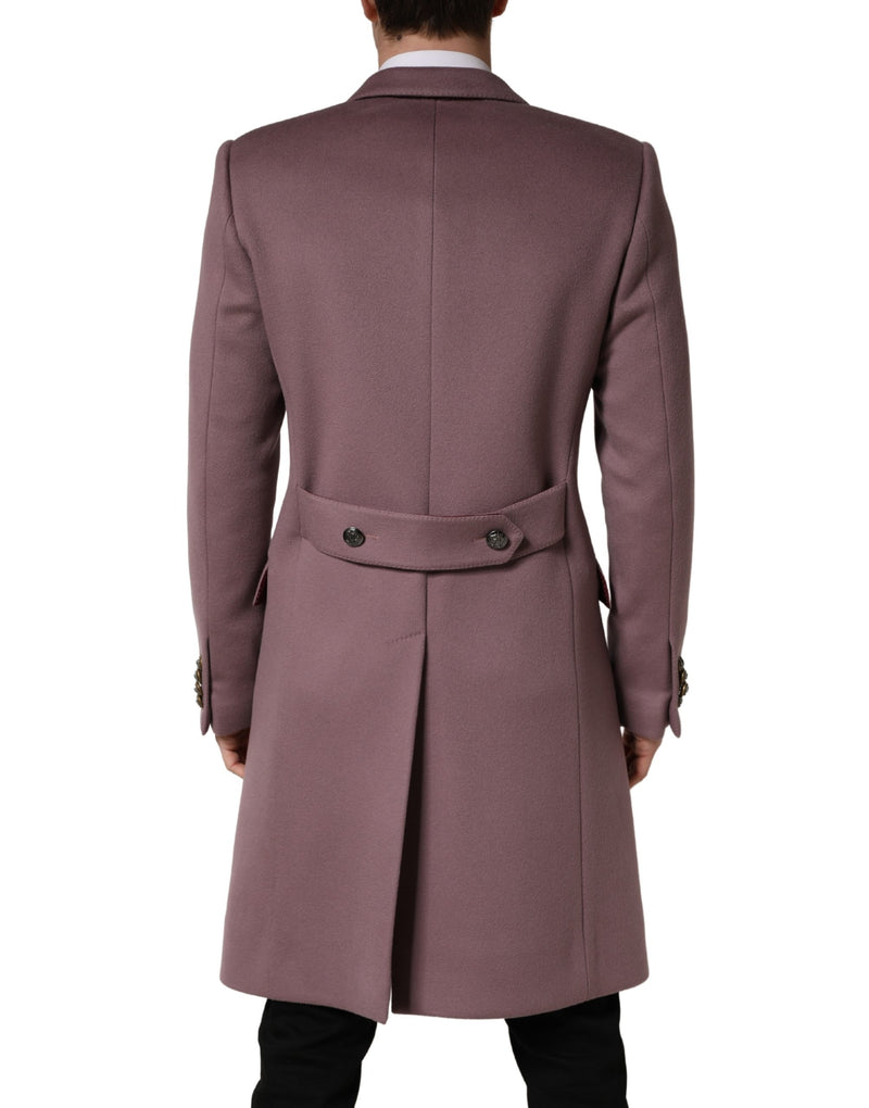 Dolce & Gabbana Manteau Trench Double Boutonnage Marron Homme