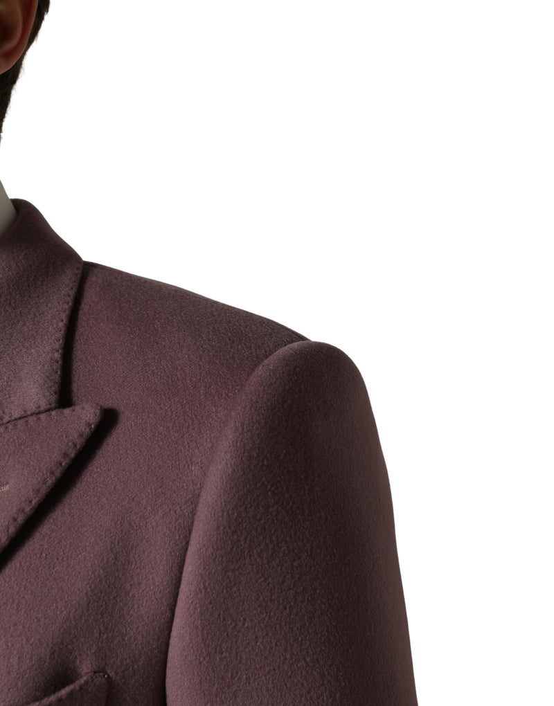 Dolce & Gabbana Manteau Trench Double Boutonnage Marron Homme