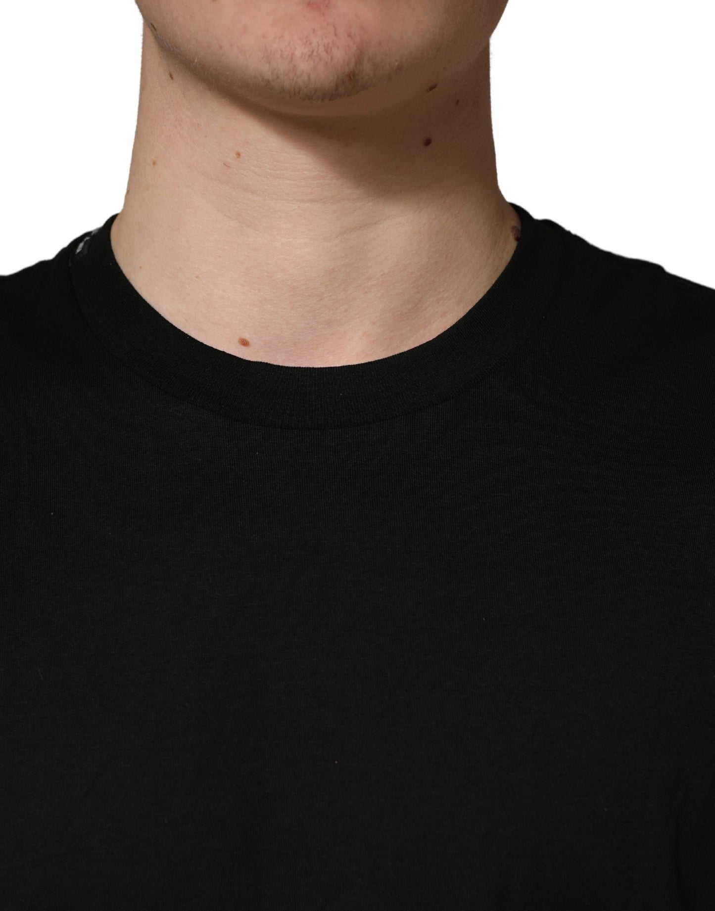 Débardeur Dolce & Gabbana noir sans manches à col rond