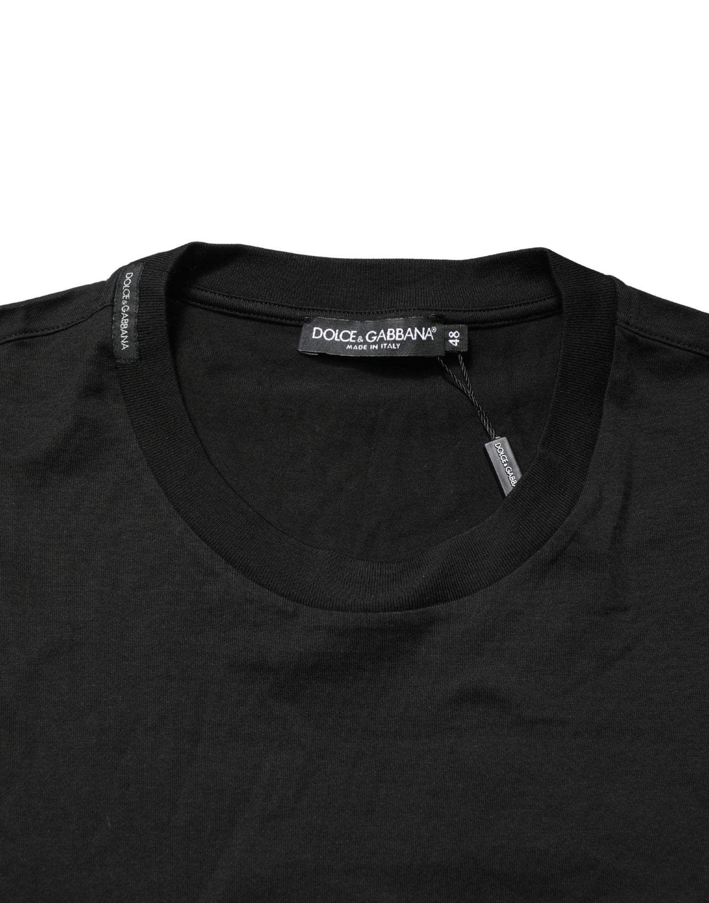 Débardeur Dolce & Gabbana noir sans manches à col rond