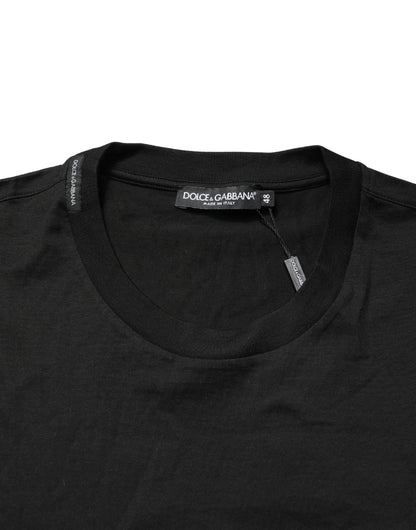 Débardeur Dolce & Gabbana noir sans manches à col rond