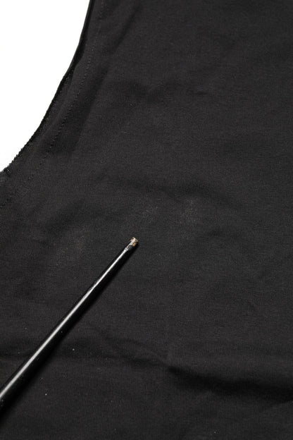 Débardeur Dolce & Gabbana noir sans manches à col rond