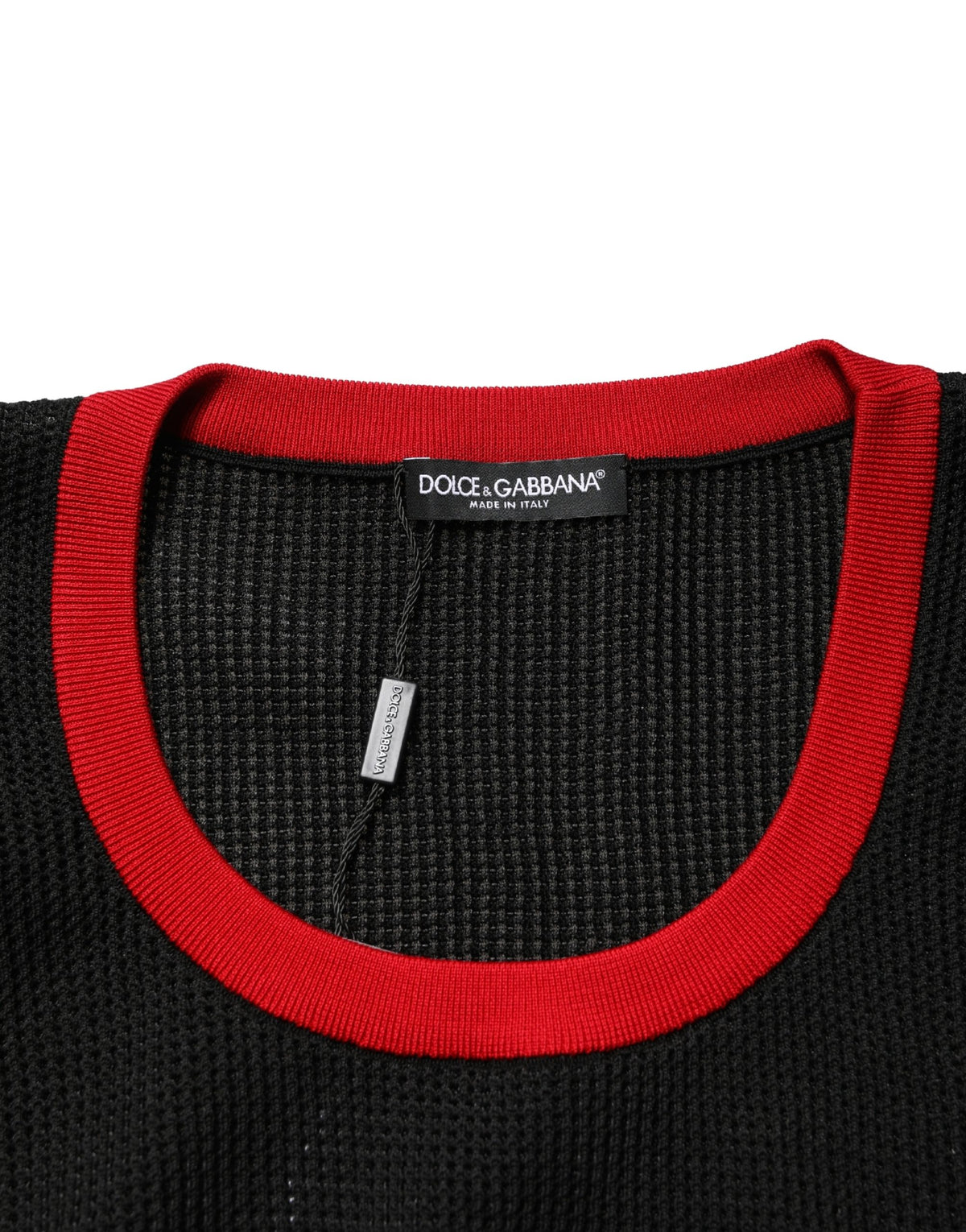 Dolce & Gabbana Débardeur Homme Col Rond Sans Manches Noir