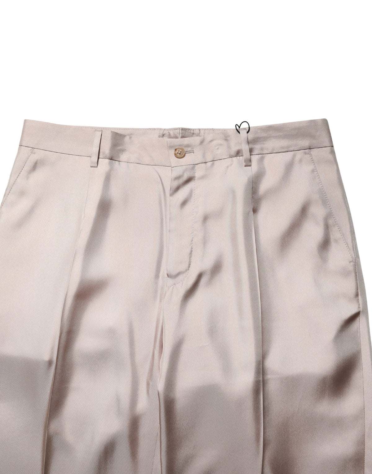 Dolce & Gabbana Ensemble habillé pantalon et robe droite en soie beige