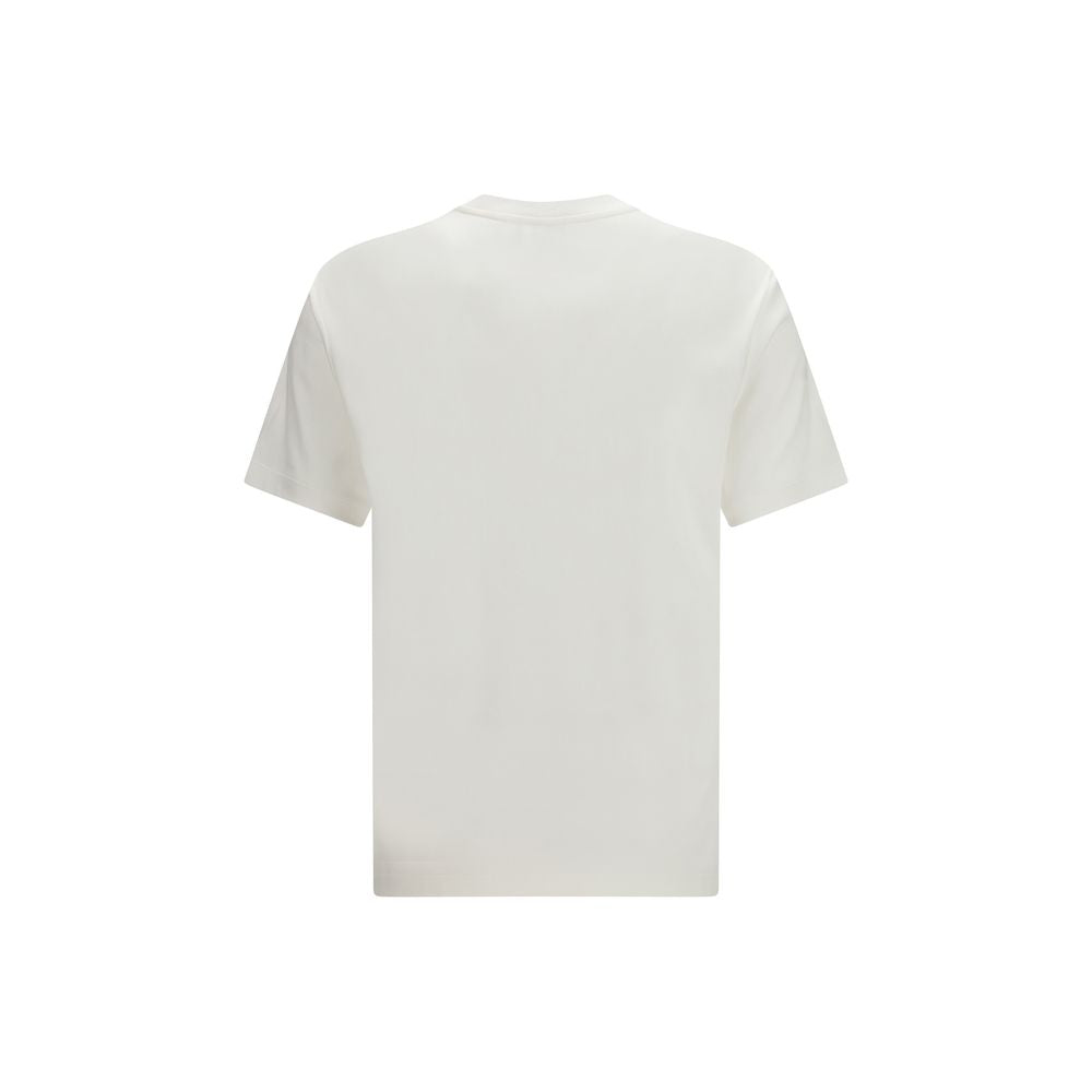 Giorgio Armani White Cotton T-Shirt for Men