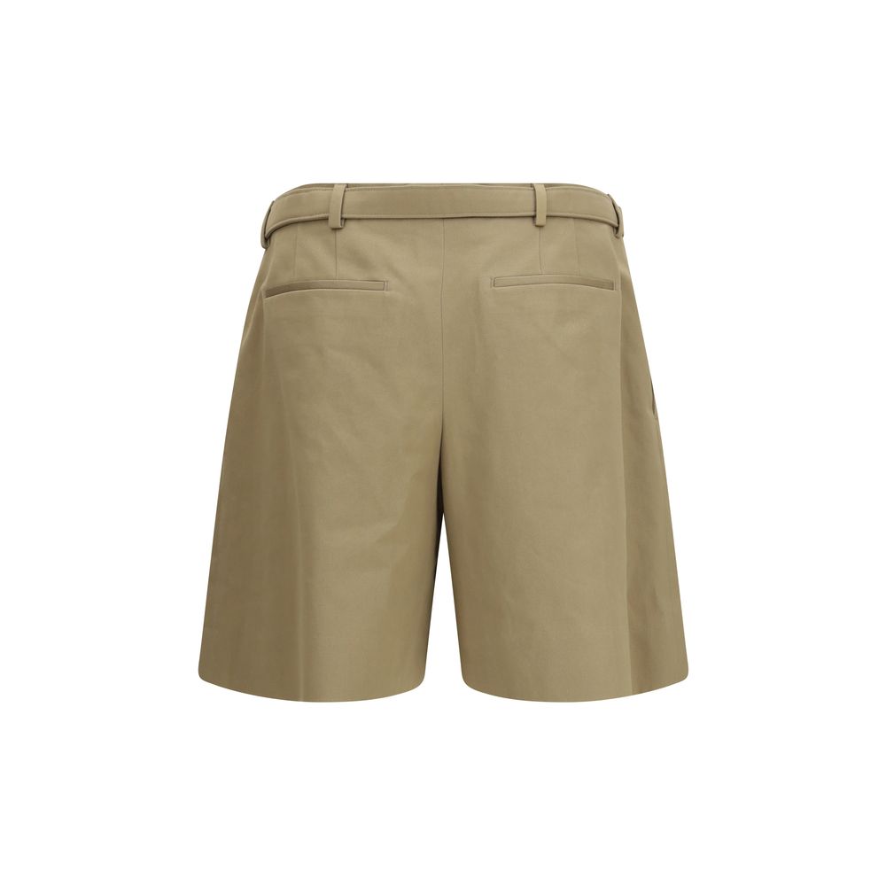 Shorts Bermuda Saint Laurent en Coton Beige