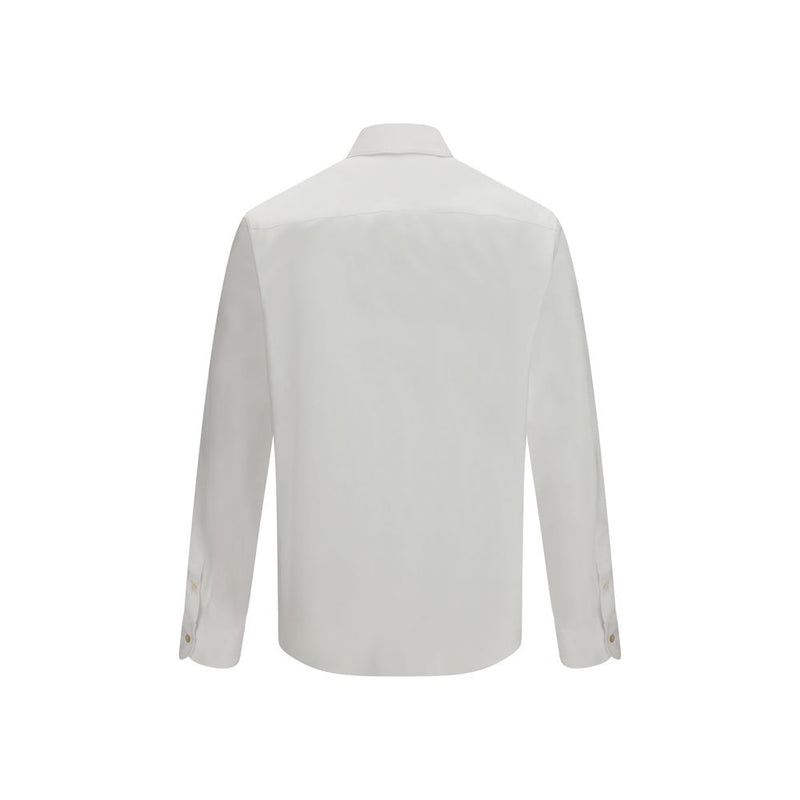 Valentino White Cotton Dress Shirt for Men