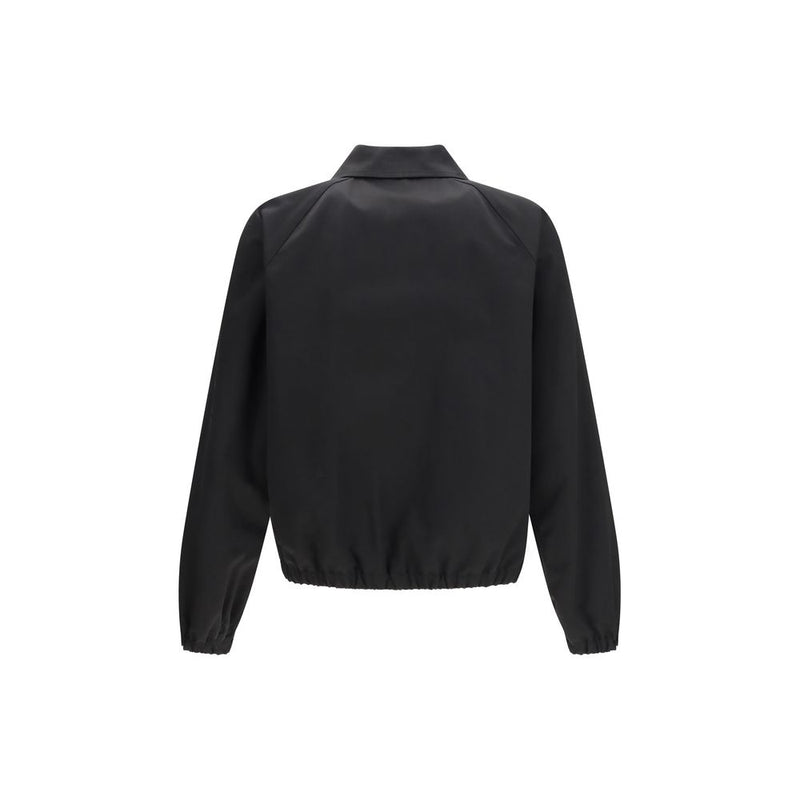 Valentino Garavani Black Cotton Bomber Jacket for Men