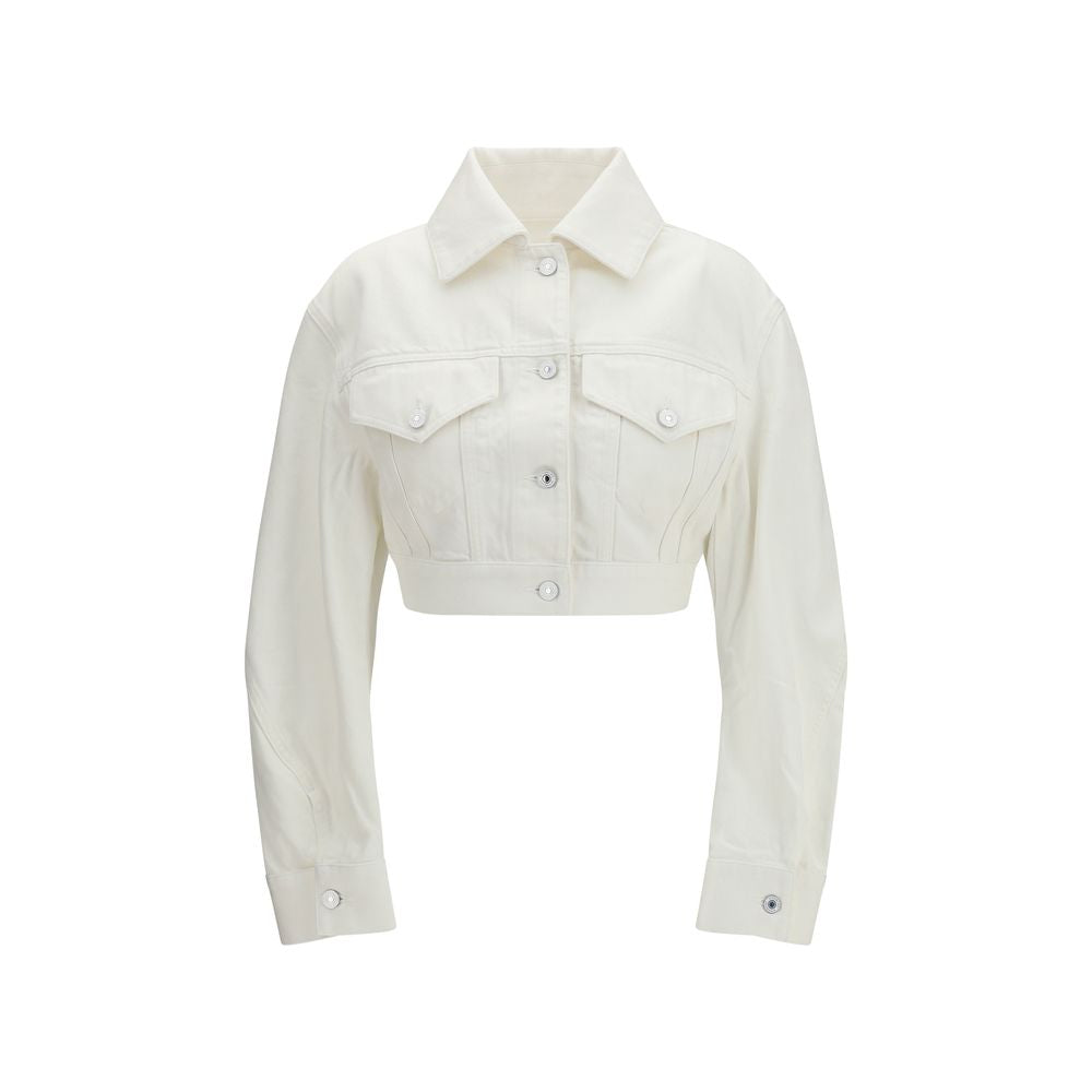 Givenchy White Cotton Denim Jacket - Cocoon Design