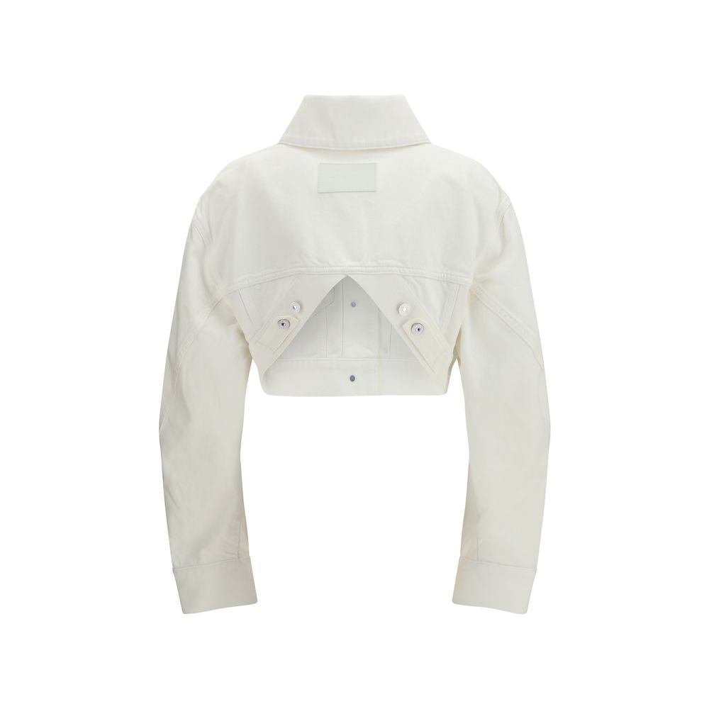 Givenchy White Cotton Denim Jacket - Cocoon Design