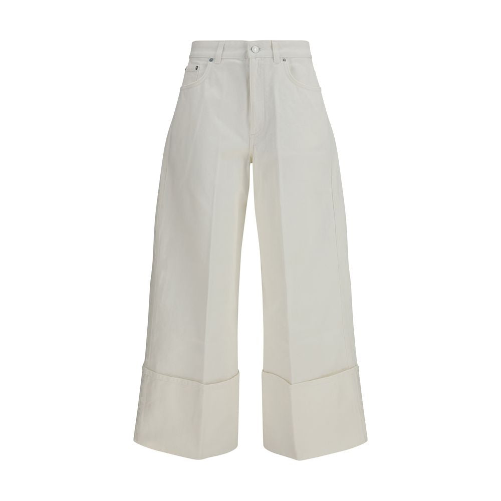 Givenchy Women's White Cotton Denim Jeans - SS26