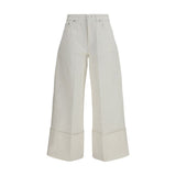 Givenchy Women's White Cotton Denim Jeans - SS26