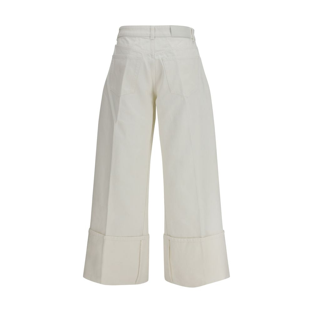 Givenchy Women's White Cotton Denim Jeans - SS26