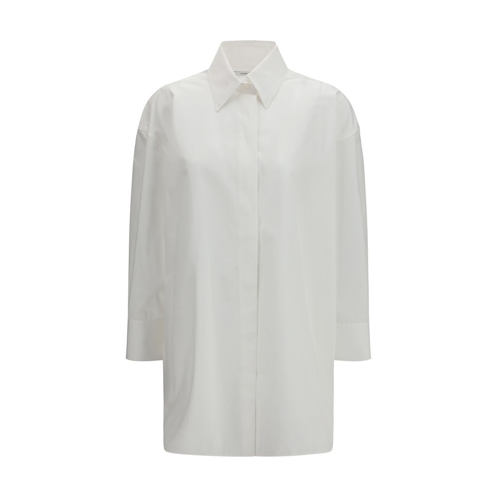 Givenchy White Cotton Backless Dress Shirt for Women
