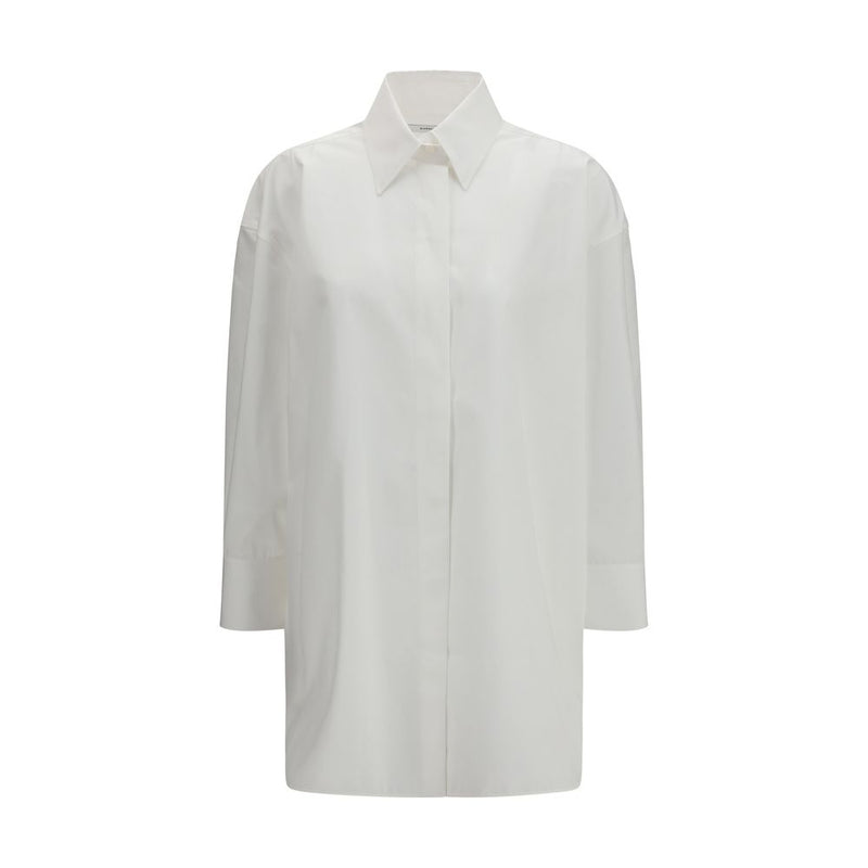 Givenchy White Cotton Backless Dress Shirt for Women