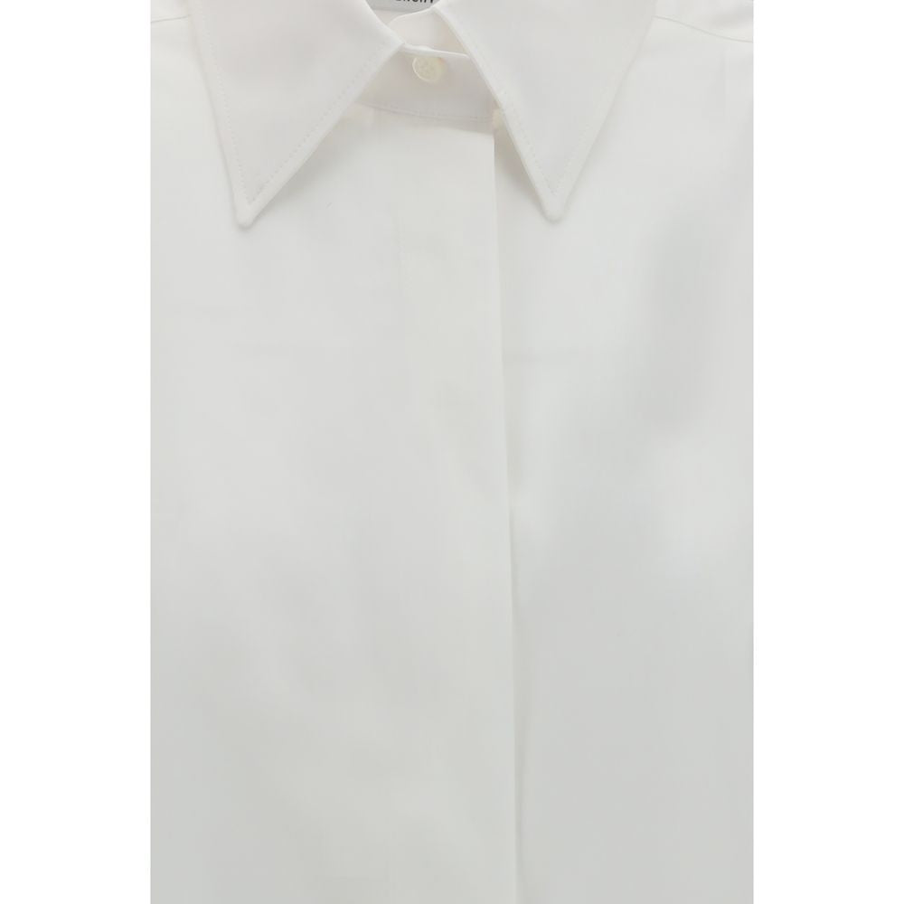 Givenchy White Cotton Backless Dress Shirt for Women