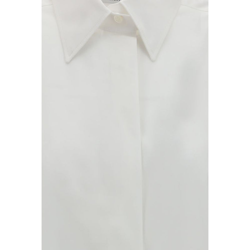 Givenchy White Cotton Backless Dress Shirt for Women