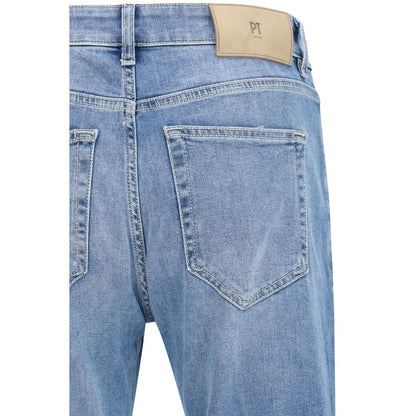 PT Torino Blue Cotton Slim Fit Jeans