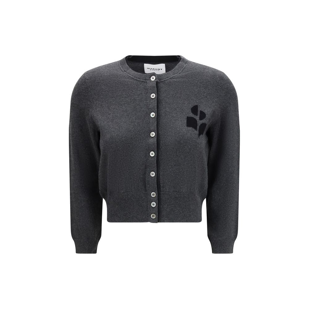 Isabel Marant Étoile Lona Gray Cotton Cardigan for Women