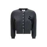 Isabel Marant Étoile Lona Gray Cotton Cardigan for Women