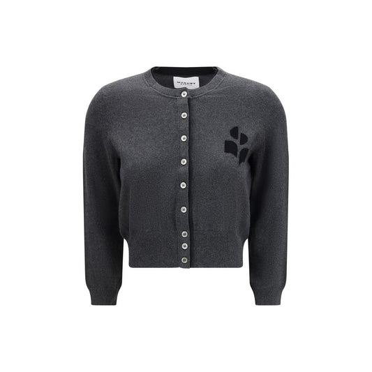 Isabel Marant Étoile Lona Gray Cotton Cardigan for Women