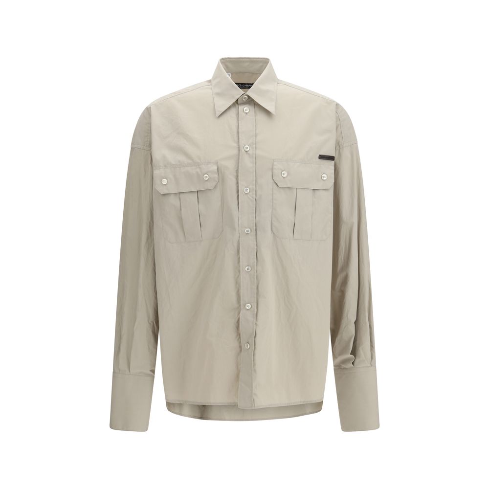 Chemise Dolce & Gabbana en coton beige