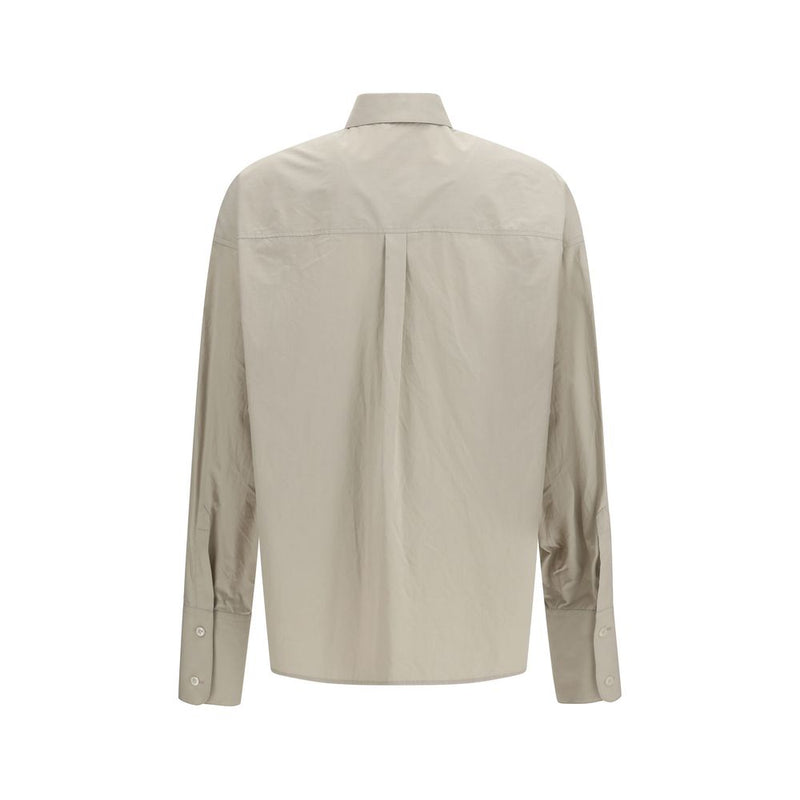 Dolce & Gabbana Beige Katoenen Jurkoverhemd