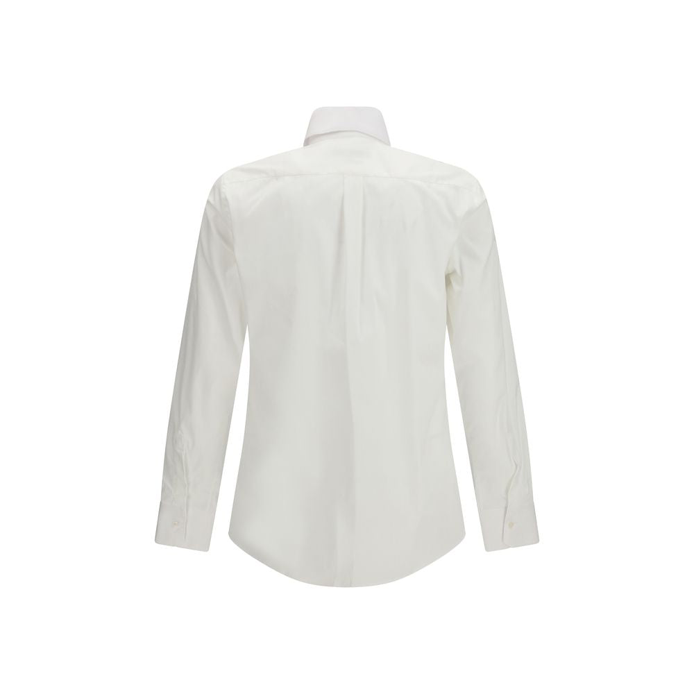 Chemise Dolce & Gabbana en vigogne alpaga blanc