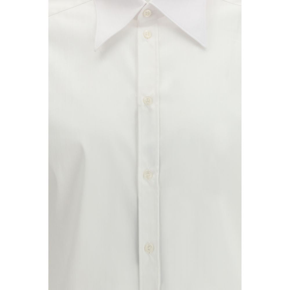 Chemise Dolce & Gabbana en vigogne alpaga blanc