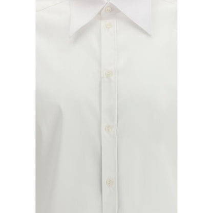 Chemise Dolce & Gabbana en vigogne alpaga blanc
