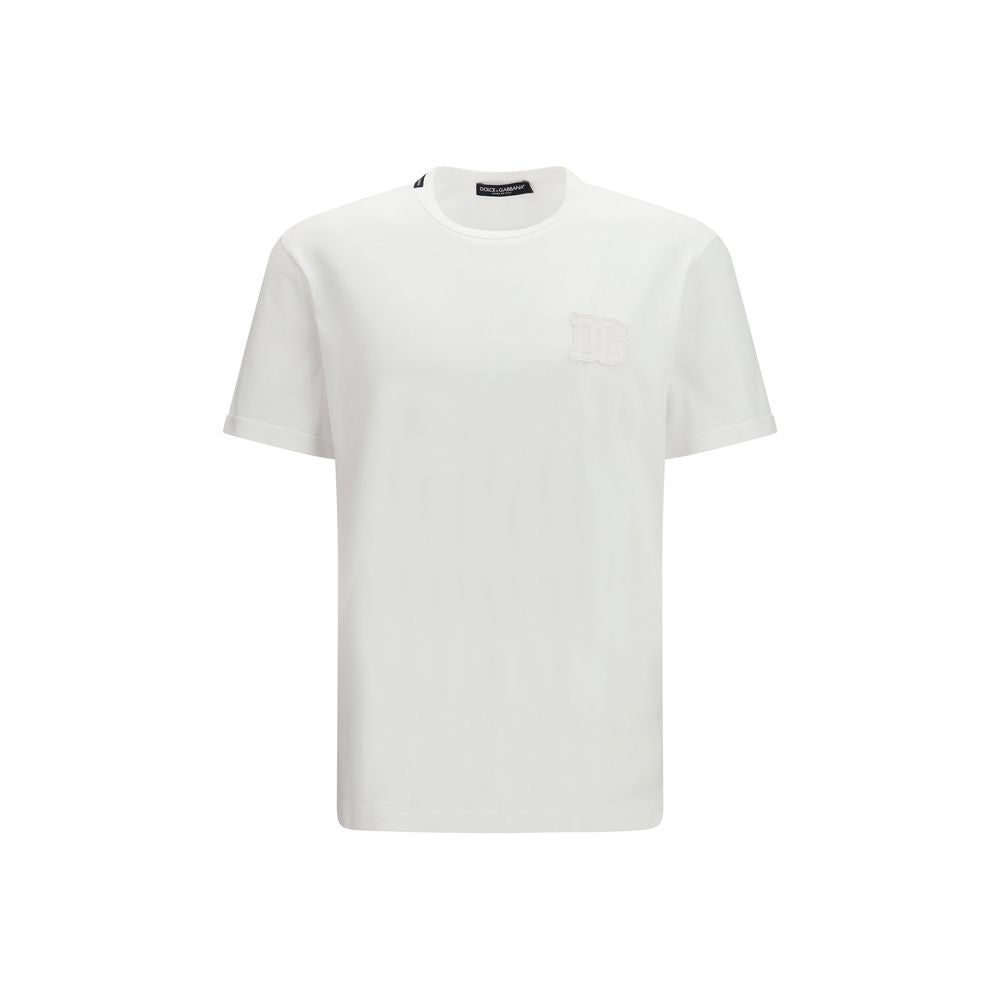 T-shirt en coton blanc Dolce &amp; Gabbana