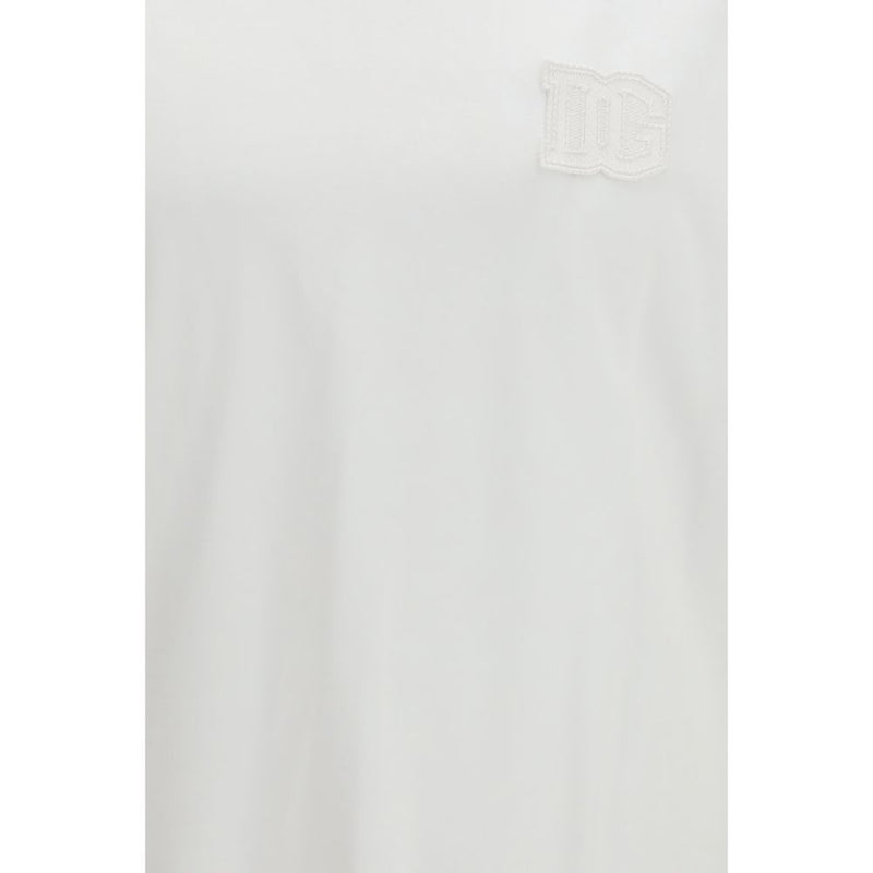 Dolce & Gabbana White Cotton T-Shirt