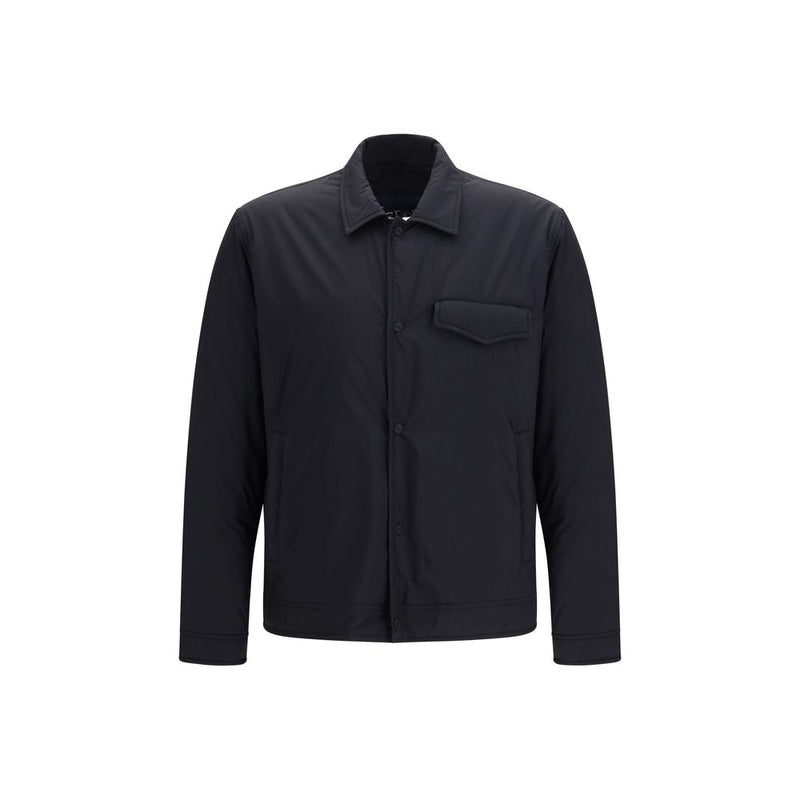 Herno Black Nylon Shell Jacket - Sustainable Style