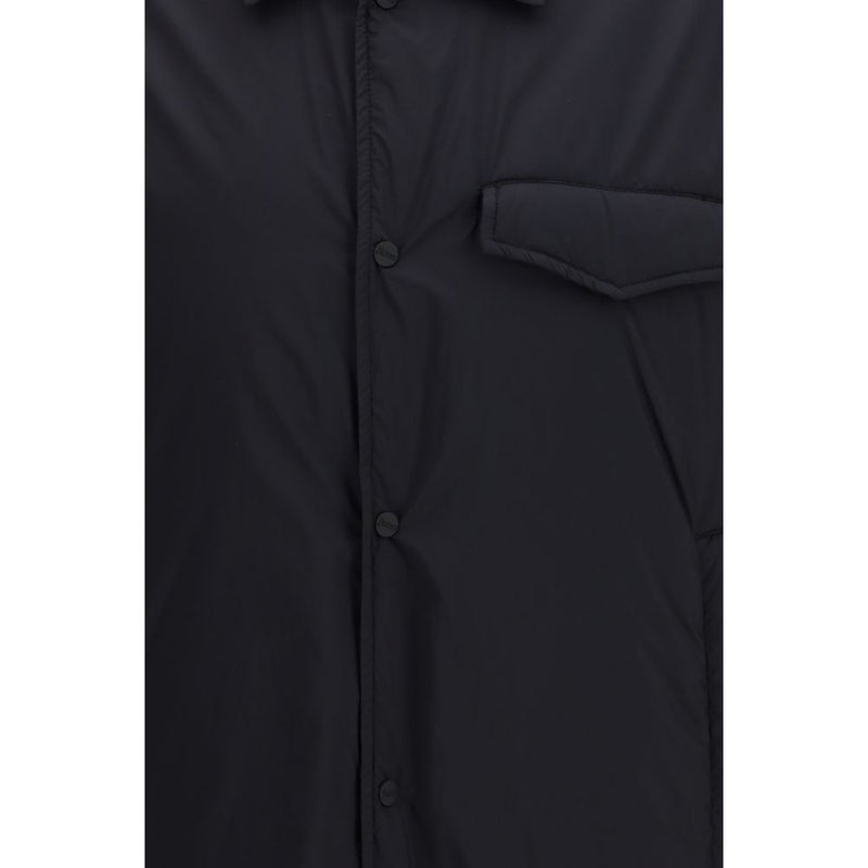 Herno Black Nylon Shell Jacket - Sustainable Style