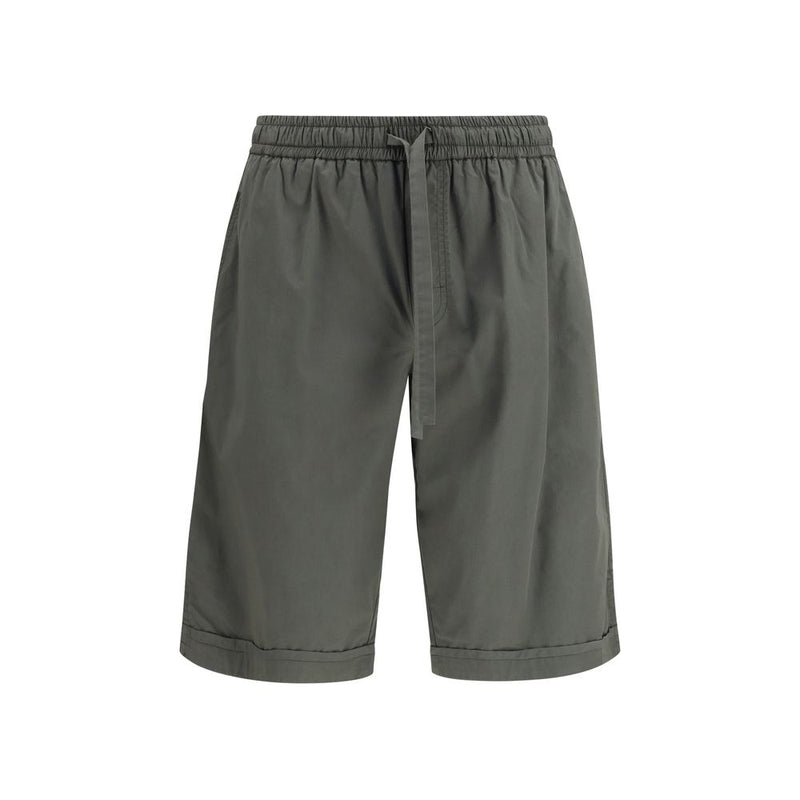 Dolce & Gabbana Grijze Katoenen Bermudashort