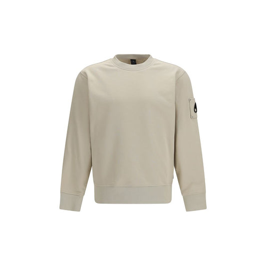 Moose Knuckles Hartsfield Beige Cotton Sweatshirt