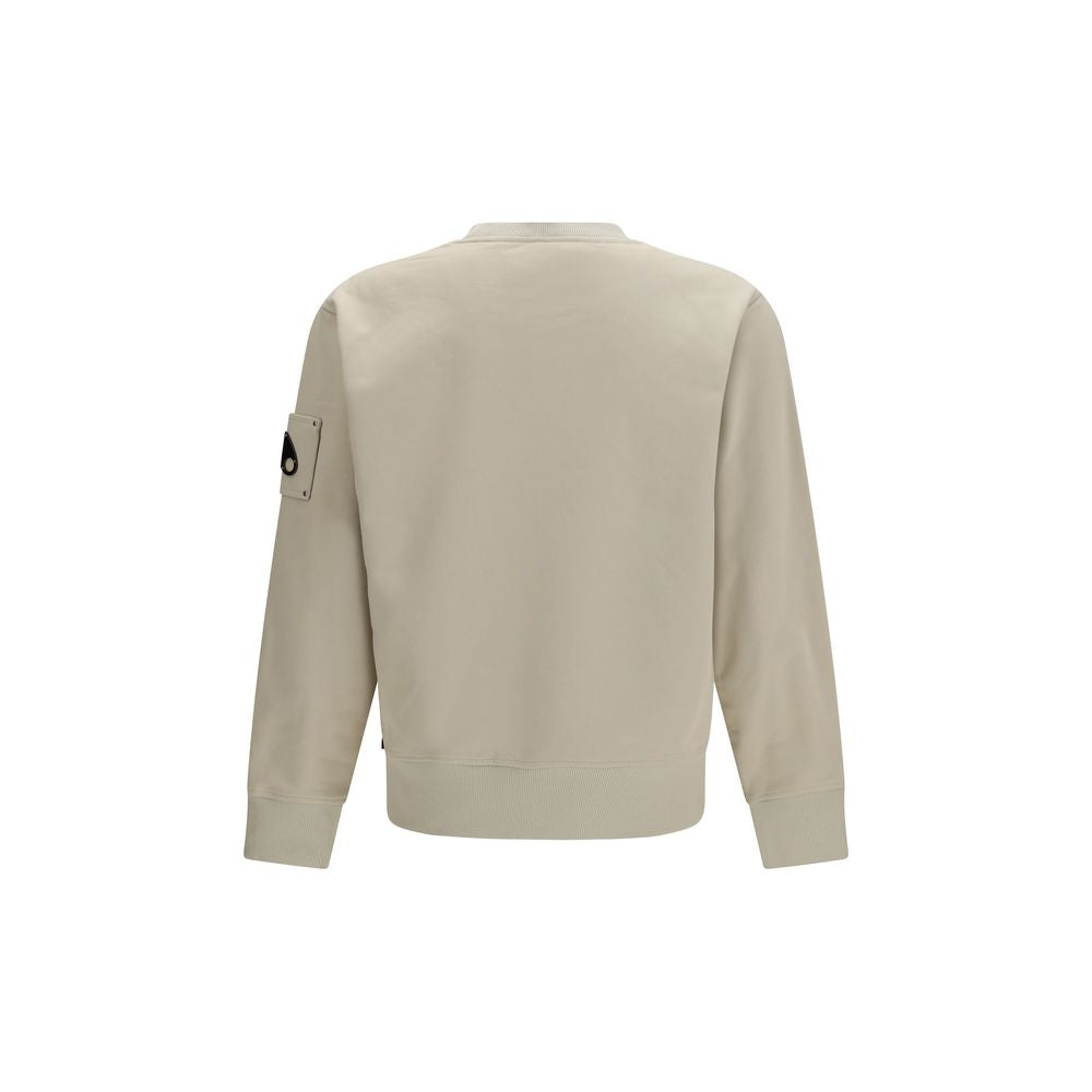 Moose Knuckles Hartsfield Beige Cotton Sweatshirt