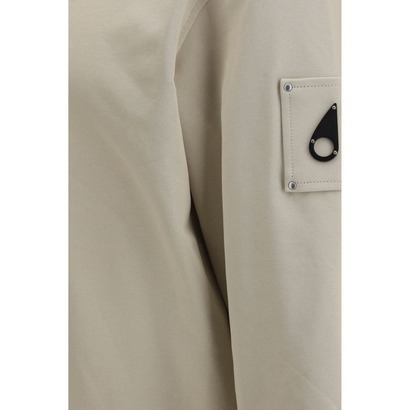 Moose Knuckles Hartsfield Beige Cotton Sweatshirt